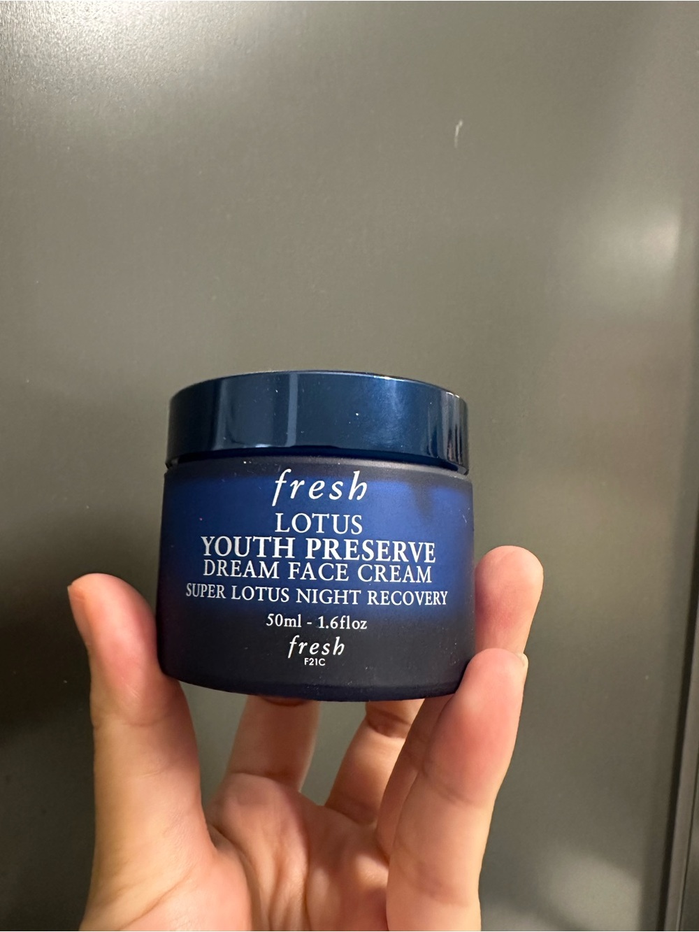 fresh Lotus Youth Preserve Dream Face Cream - Navy Blue